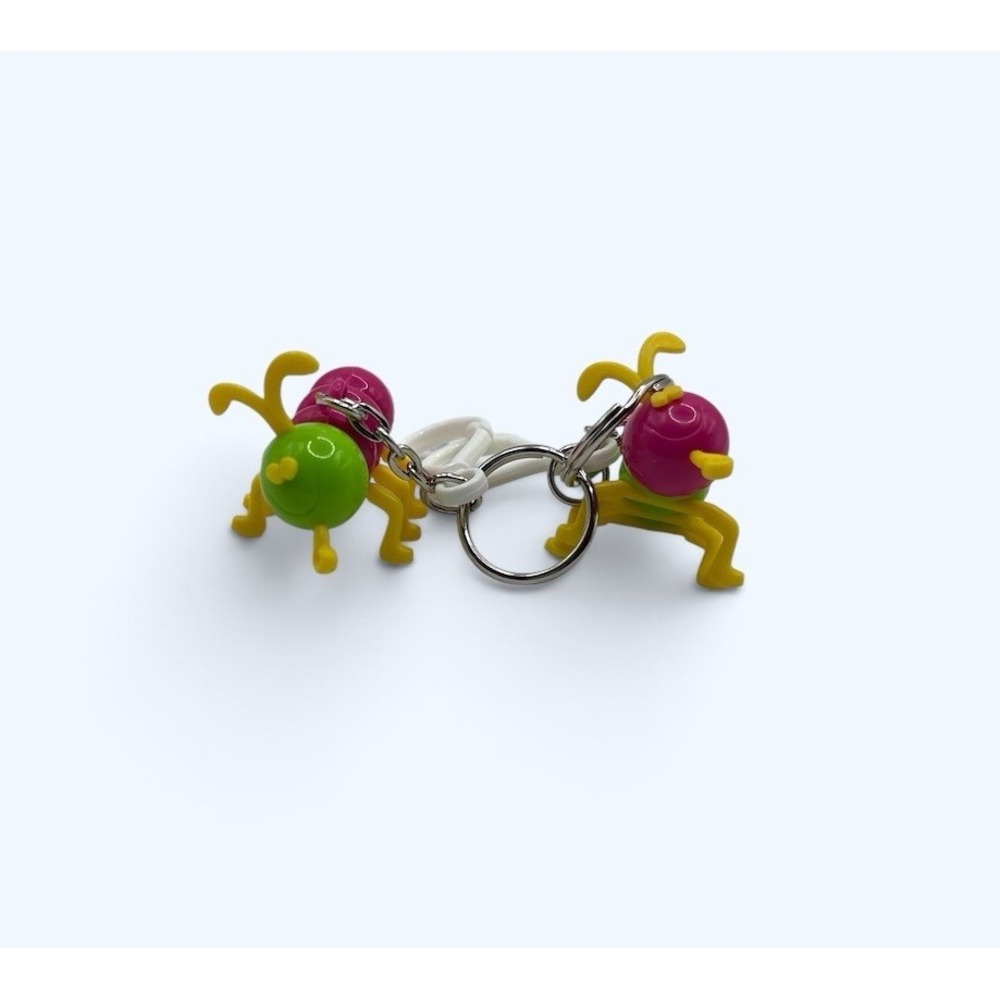 Cootie Keychain Vintage 1999 Set Of 2 OOP